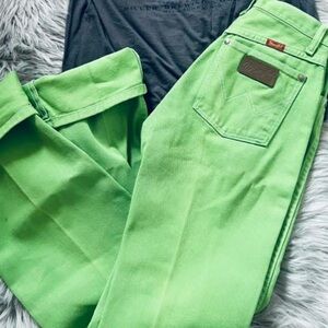 Neon Green Jeans
